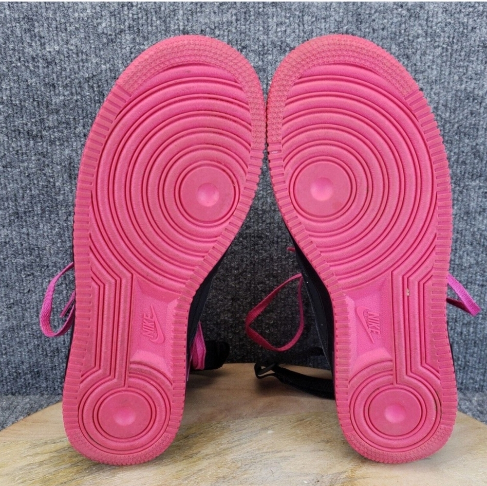Nike Air Force 1 High LV8 Size Youth 6Y Women's 7.5 Black Pink Shoes 807627-006